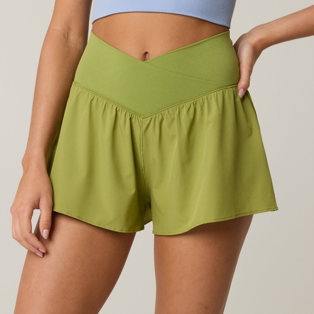 XXS,XS,S,M: Aerie Crossover Flowy Stretch Shorts